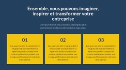 Page Web Pour Transformez Votre Entreprise Avec Nous