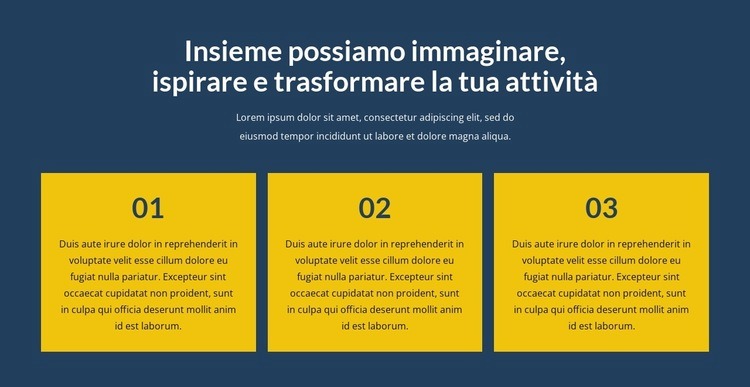 Trasforma la tua attività con noi Progettazione di siti web