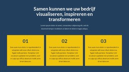 HTML-Paginaontwerp Voor Transformeer Uw Bedrijf Met Ons