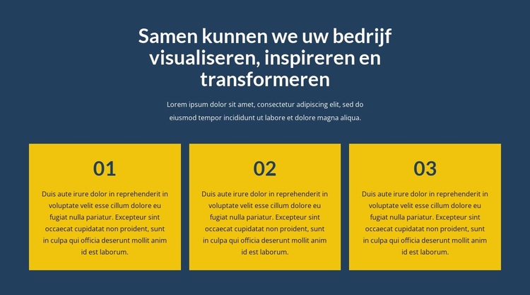 Transformeer uw bedrijf met ons WordPress-thema