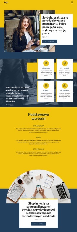 Firma Doradztwa Biznesowego - HTML Generator Online