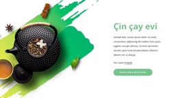 Çin Çay Evi - HTML Sayfası Şablonu