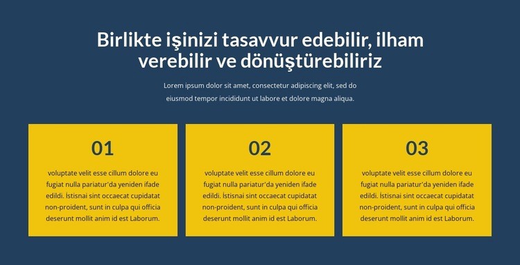 İşinizi bizimle dönüştürün Web Sitesi Oluşturucu Şablonları