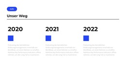 Unser Weg – Professionelle Website-Vorlage