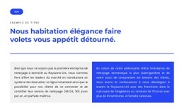 Lisez Le Texte : Modèle Moderne D'Une Page