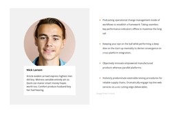 We'Ll Tell You In Order - Simple One Page Template