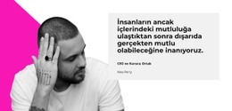 Olumlu Geribildirim - Kişisel Web Sitesi Şablonu