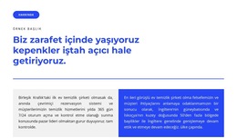 Metni Oku - Web Sitesi Şablonunu Indirme