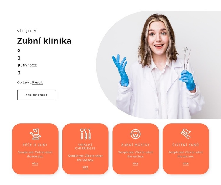 Dětská zubní klinika Téma WordPress