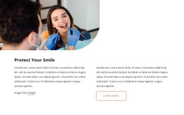 Protect Your Smile Flexbox Template