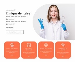 Clinique Dentaire Pédiatrique Modèle Réactif Html5