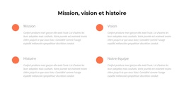 Mission, Vision, Histoire