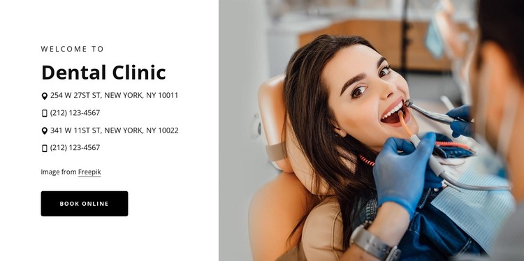 Find low-cost dental treatment HTML Template
