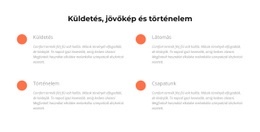 Küldetés, Jövőkép, Történelem - Ingyenes HTML-Sablon