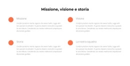 Missione, Visione, Storia - Modello HTML5 Reattivo