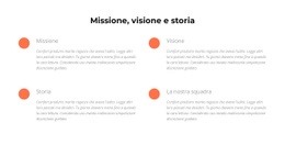 Missione, Visione, Storia - Design Di Una Pagina