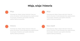 Misja, Wizja, Historia - Darmowy Szablon HTML