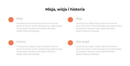 Misja, Wizja, Historia Szablony HTML5 Responsywne Za Darmo