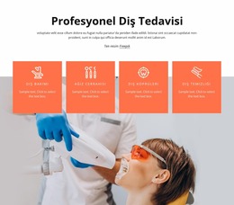 Profesyonel Diş Tedavisi - Modern Joomla Şablonu