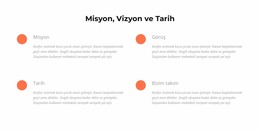 Misyon, Vizyon, Tarih - Çok Amaçlı Ürünler