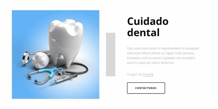 Práctica dental con sede en Newcastle Maqueta de sitio web