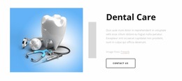 Dental Practice Based In Newcastle - HTML Layout Generator