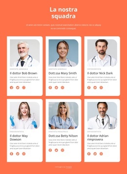 Il Team Della Clinica Odontoiatrica - Online HTML Page Builder