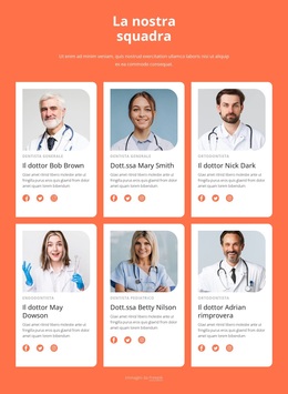 Il Team Della Clinica Odontoiatrica - Tema WordPress Facile Da Usare