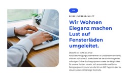 Wir Machen Geschäfte - Site Mit HTML-Vorlagen-Download