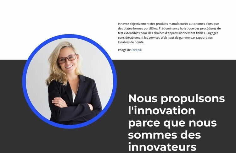 Notre force dans l'enseignement Modèle d'une page