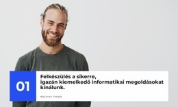 Első Lépés A Tanuláshoz - HTML Webhelysablon