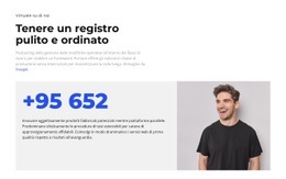 Quanti Dei Nostri Utenti - Modello Di Mockup Del Sito Web