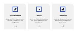 Sezioni Della Home Page Per Crea E Promuovi