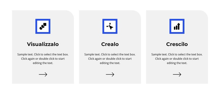 Crea e promuovi Modello di sito Web