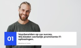 Eerste Stap Naar Leren HTML CSS-Websitesjabloon
