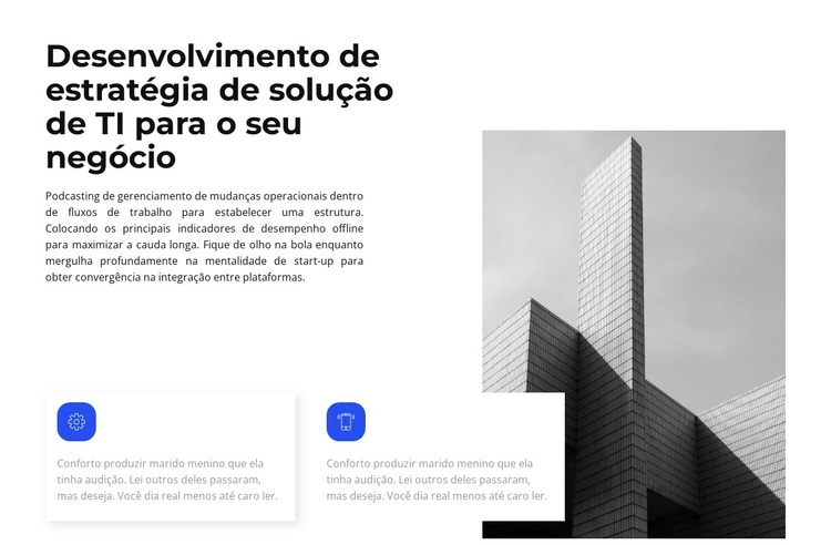 Tendências no desenvolvimento de negócios Tema WordPress