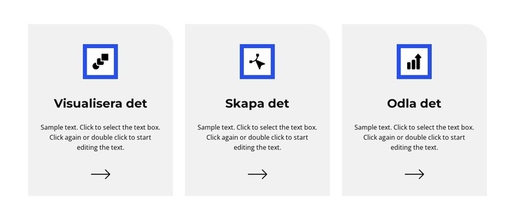 Skapa och främja HTML-mall