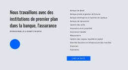 Direction Financière – Page De Destination HTML5