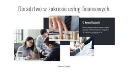 Doradztwo W Zakresie Usług Finansowych - Drag And Drop HTML Builder