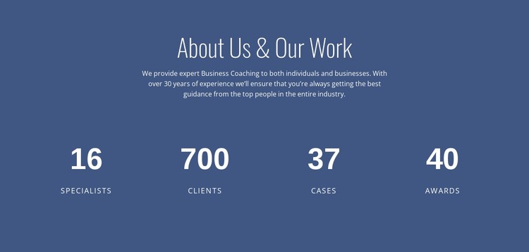 About business consulting CSS Template