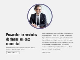 Proveedor De Servicios De Financiación Del Comercio - Maqueta Responsiva