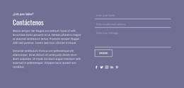 Formulario De Contacto