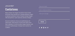 Formulario De Contacto