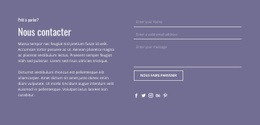 Formulaire De Contact