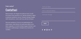 Pronto A Parlare - Mockup Del Sito Web Con Funzionalità