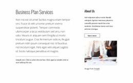 Business Plan Services - Creative Multipurpose Web Page Design