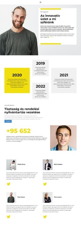 Startup Promóció - HTML Kódsablon