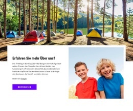 Willkommen Im Kindercamp - Schöner Website-Builder