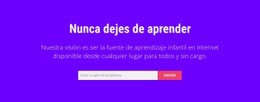 Creador De Sitios Web Para Nunca Dejes De Aprender