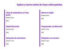 Impresionante Página De Destino Para Reserva Clases Online Gratis